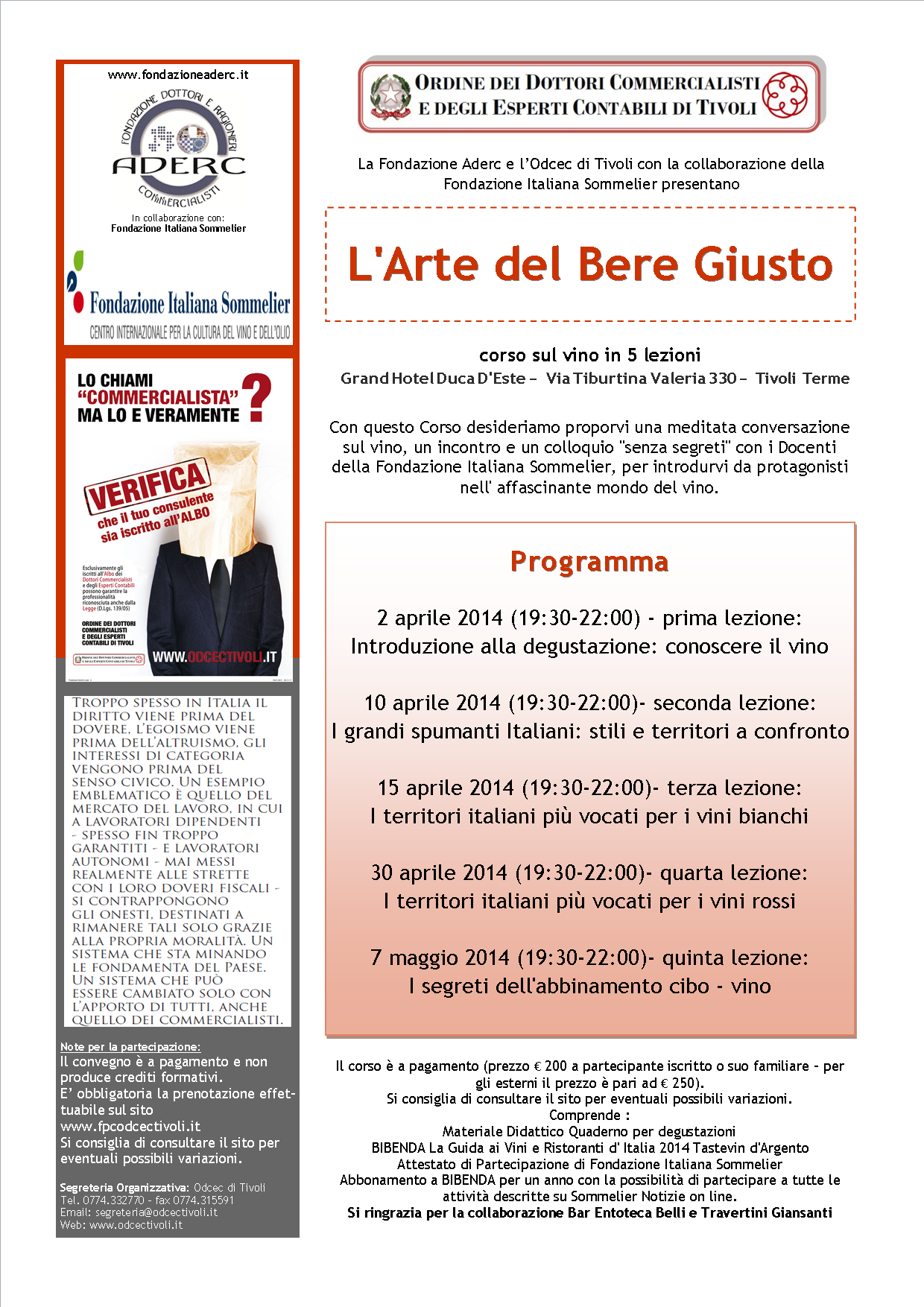 L'Arte del Bere Giusto